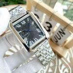 Replica Cartier Tank Francaise Watches Men Size Stainless Steel